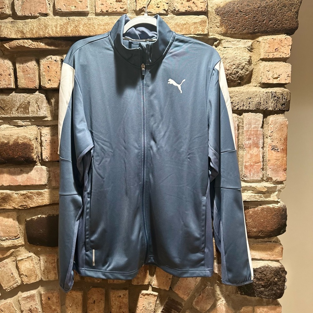 PUMA Blaster Jacket. Size M. Color Evening Sky. - Picture 2 of 2